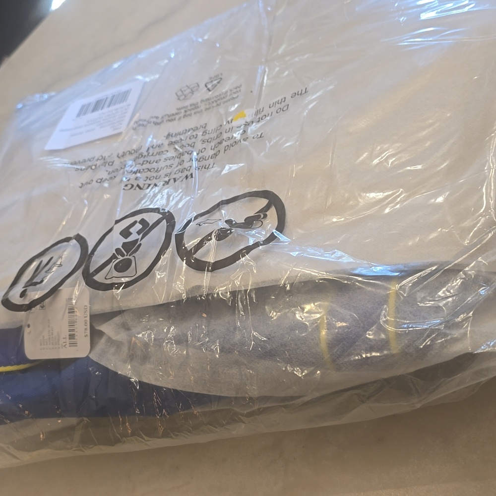 New In Package FP Movement Old Sport Duffle Bag. Blue - Picture 7 of 7